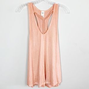 Free People | NWT t-strap racerback tank top coral
